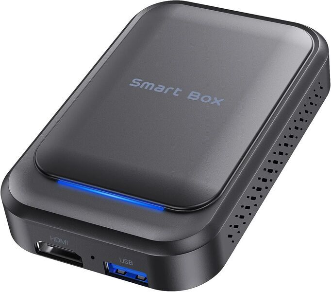 Timeknow R605 Android 11 Wireless CarPlay multimedia Box | black, image 3 of 3