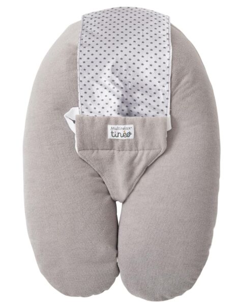 Tineo Stillkissen | grau/hellgrau 1