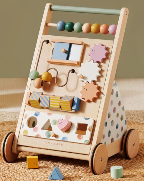 Tiny Land Lauflernwagen wood | multicolored 1
