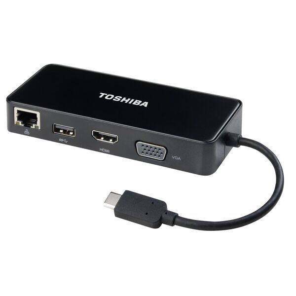 Toshiba USB-C Travel Adapter PA5272U-1PRP | svart