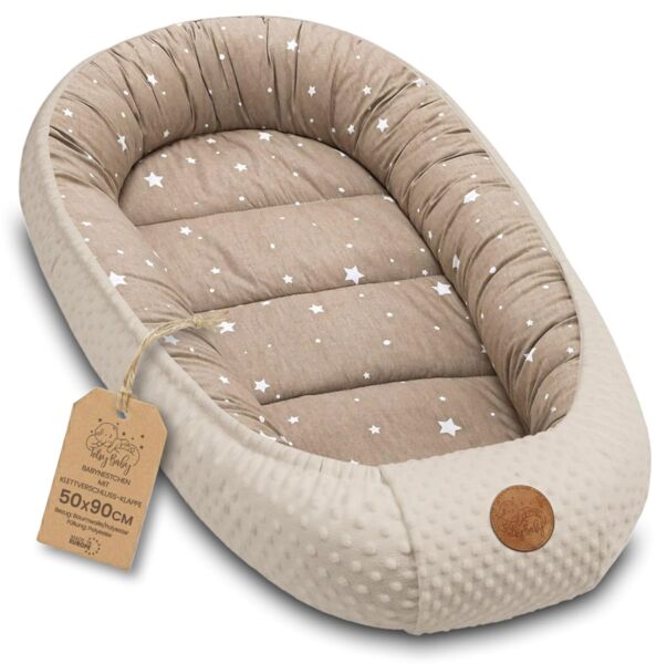 Totsy Babynest Sterne Beige | brūns 1