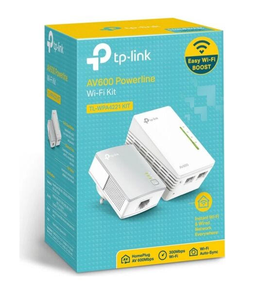 TP-Link AV600 Power-Line Wi-Fi Kit | white 4