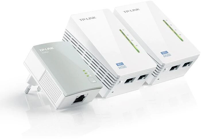 TP-Link TL-WPA4220TKIT Powerline Extender Triple Kit | white, image 1 of 1