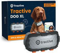 Tractive DOG XL Adventure Edition - Fiberglass-Reinforced GPS & Health Dog Tracker | EXCL. ABO