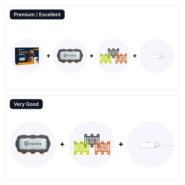 Tractive DOG XL Adventure Edition - Fiberglass-Reinforced GPS & Health Dog Tracker | EXCL. ABO | TRDOG4XLRUG | grey 2