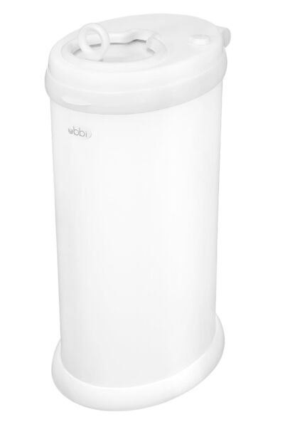 Ubbi diaper pail aus Stainless steel | white, image 1 of 1