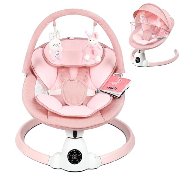 Uuoeebb Elektrische Babyschaukel | pelēks 1