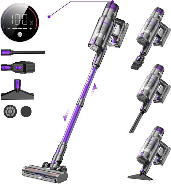 Vistefly V15s Max Battery hand vacuum cleaner | purple, image 1 of 1