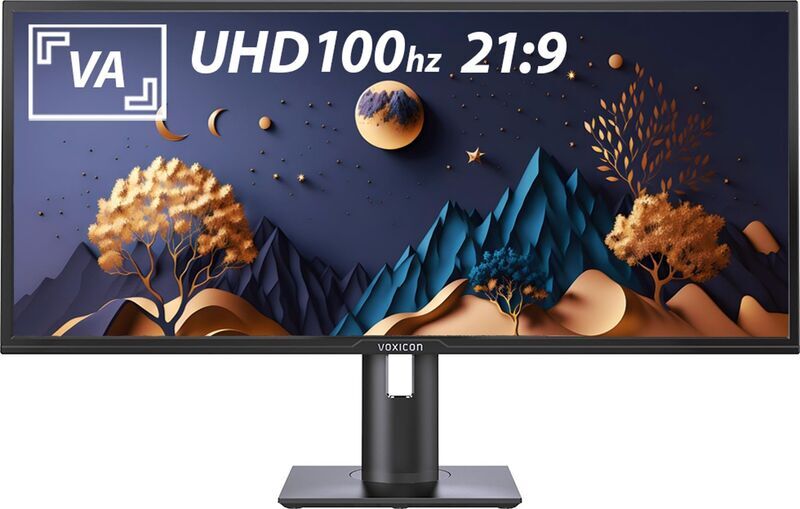 Voxicon VXD-G34UHDW | 34" | with stand | black 1