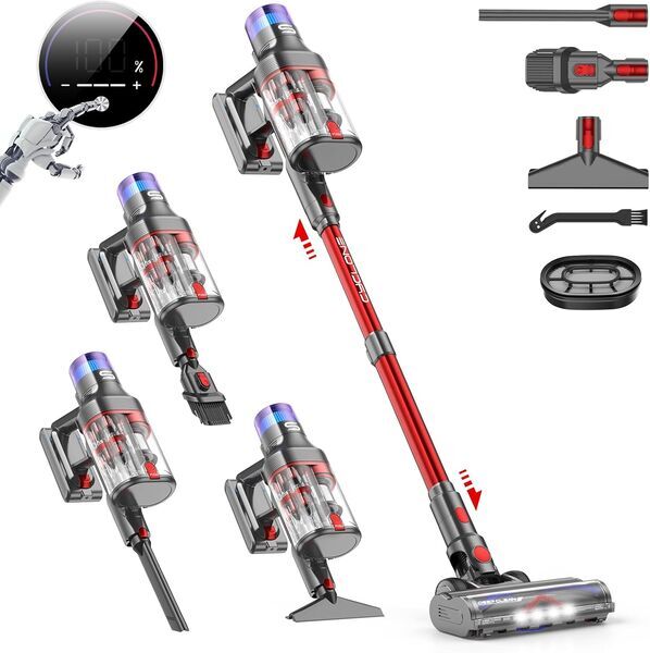 Vstoky V15 Pro Max Battery hand vacuum cleaner | red, image 1 of 1