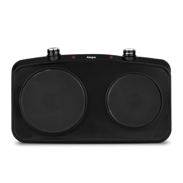 Weasy PLW225 Dubbele kookplaat | zwart 2