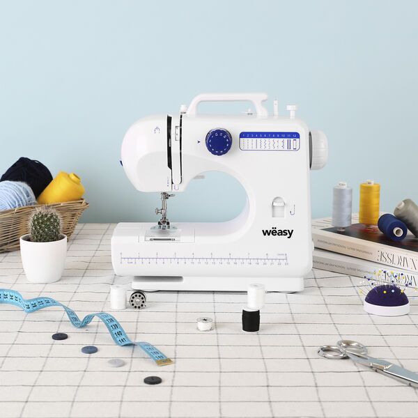 Weasy SW45 Macchina da cucire | bianco/blu 5