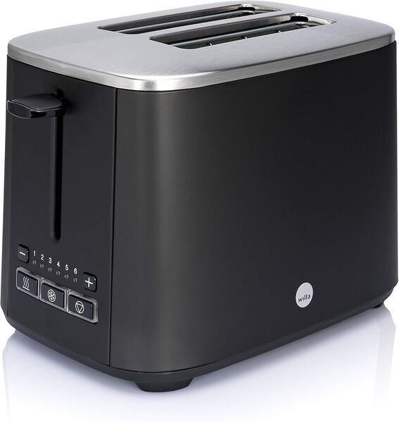 Wilfa CT-1000MB Classic Toster | czarny/srebrny 1