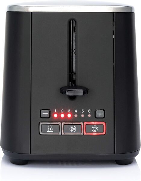 Wilfa CT-1000MB Classic Toster | czarny/srebrny 2