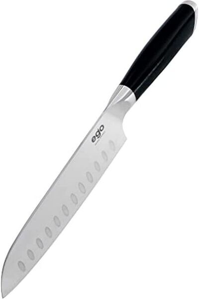 Wilfa ES18SK EGO Sandvik Santoku-veitsi | hopea/musta 1