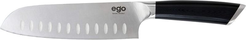 Wilfa ES18SK EGO Sandvik Santoku-veitsi | hopea/musta 2