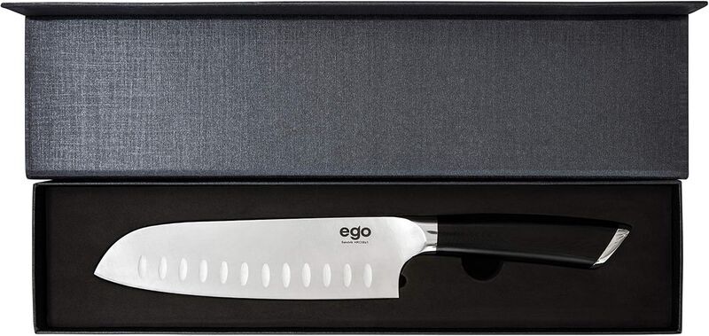 Wilfa ES18SK EGO Sandvik Santoku Messer | silber/schwarz 3
