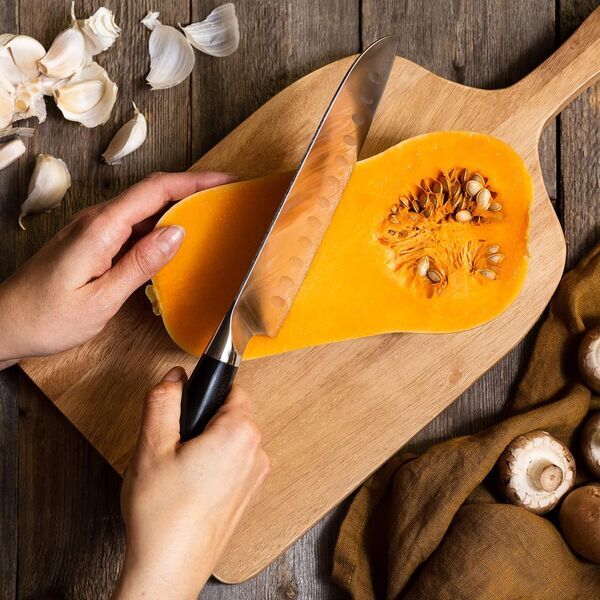 Wilfa ES18SK EGO Sandvik Santoku Messer | silber/schwarz 5