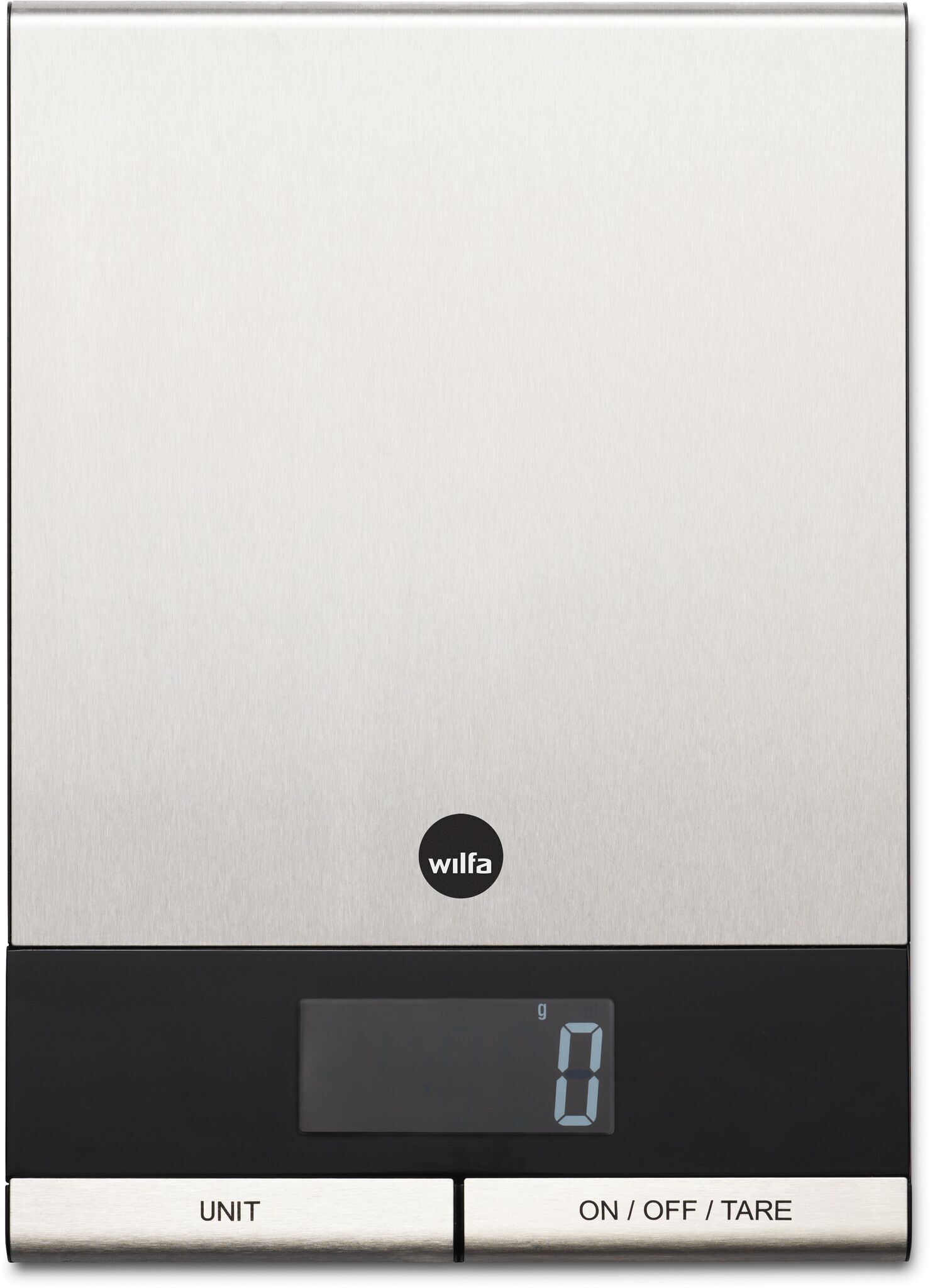 Wilfa KW-4 GRAM STÅL Küchenwaage silber/schwarz