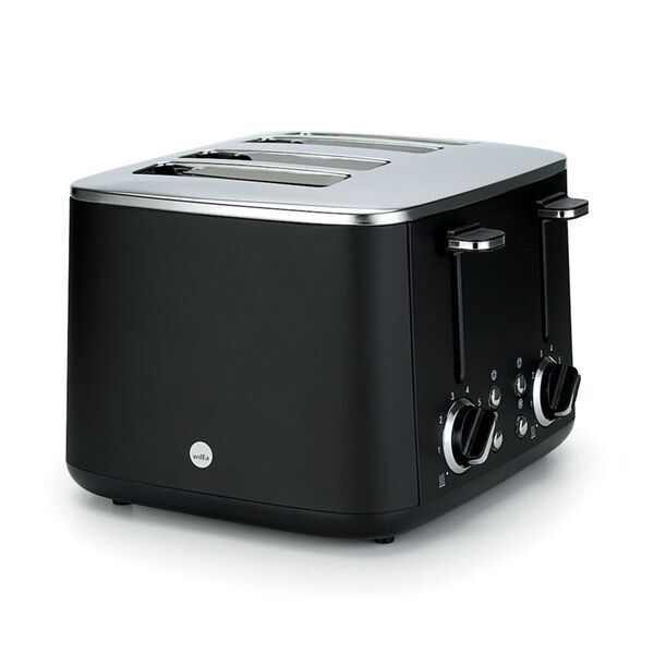 Wilfa T04B-1600 FAMILY Toaster | schwarz/silber 1