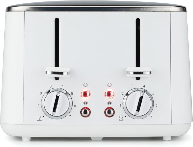Wilfa T04W-1600 FAMILY Toaster | white/silver 3