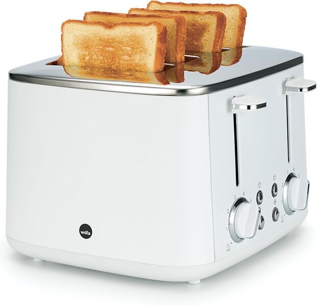 Wilfa T04W-1600 FAMILY Toster | biały/srebrny 1