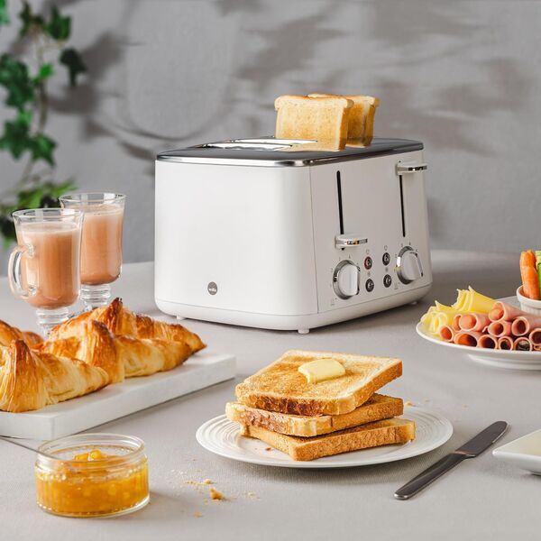 Wilfa T04W-1600 FAMILY Toaster | white/silver 5