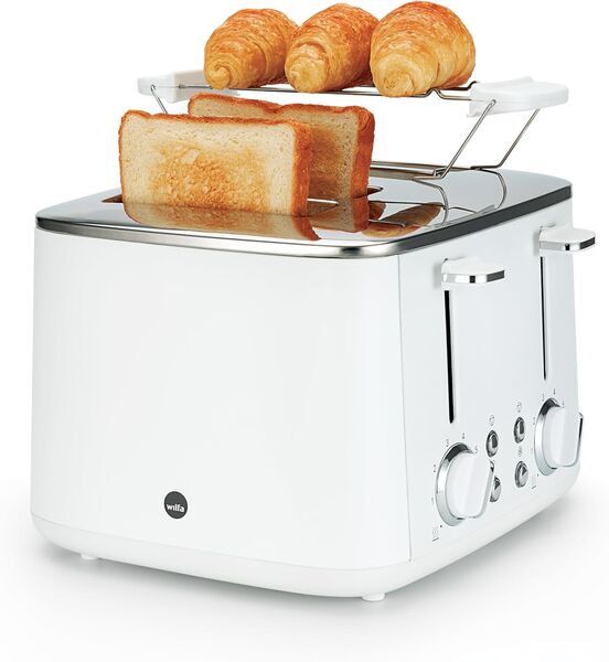 Wilfa T04W-1600 FAMILY Toster | biały/srebrny 2