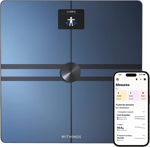 Withings Body Comp Kehonkoostumusvaaka | musta, image 1 of 2