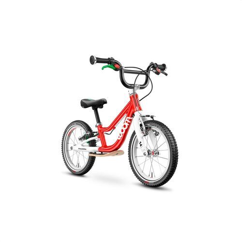 Een degelijke kinderfiets met kindvriendelijke geometrie