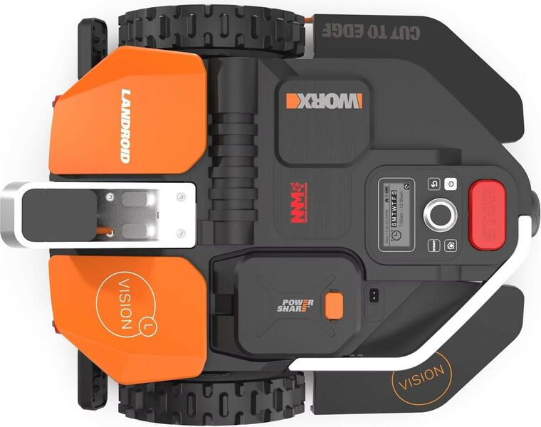 Worx Landroid Vision L1600 1.600 m² Mähroboter | orange 4