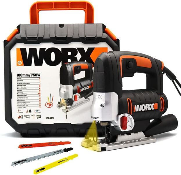 Worx Pendelhub WX479 Stichsäge | noir/orange 1