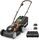 Worx WG779E.1 Battery Lawn mower | black/orange thumbnail 1/2