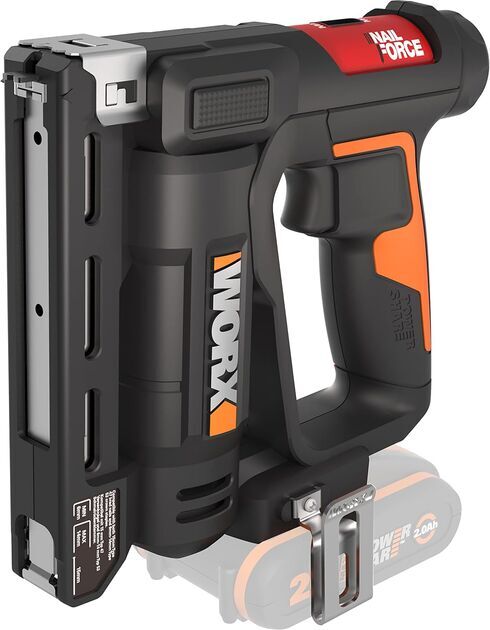 Worx WX843.9 NailForce Batteridriven Spikpistol och Häftpistol utan Batteri