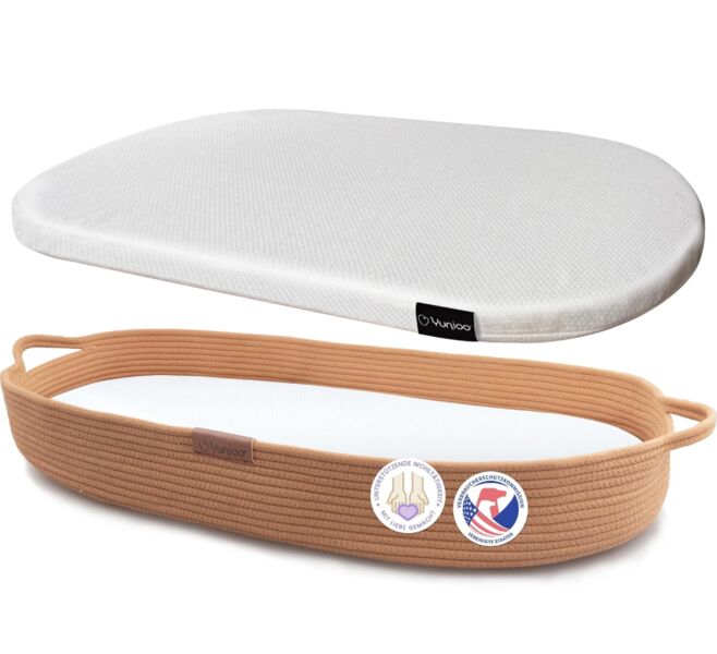 Yunioo Wickelkorb mit Auflage | multicolored 1