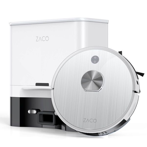 ZACO A10 Plus Robot vacuum cleaner with mopping function | White Frost 2