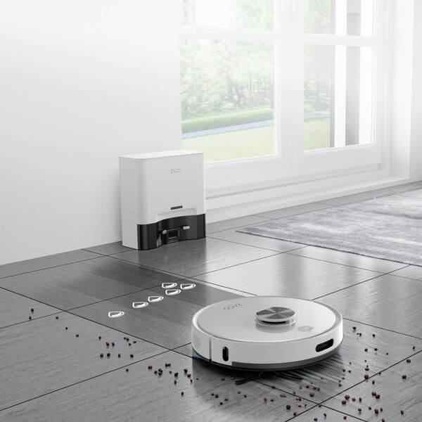 ZACO A10 Plus Robot vacuum cleaner with mopping function | White Frost 4