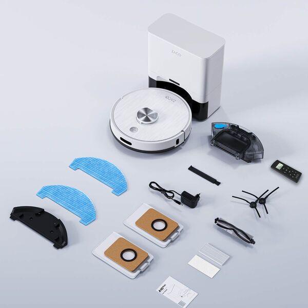 ZACO A10 Plus Robot vacuum cleaner with mopping function | White Frost 5