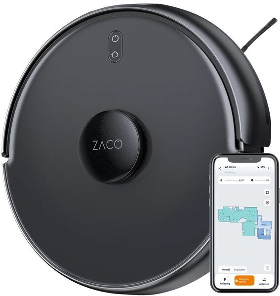 ZACO A11s Pro Robot vacuum cleaner with mopping function Now with a