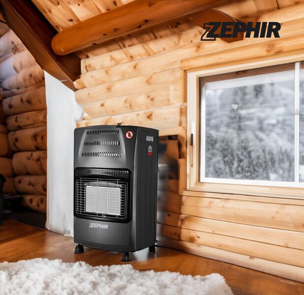 Zephir ZGS41200 Infrardeči Plinski Grelnik | črna 2