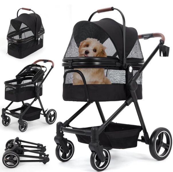 Zstar Hundewagen 3-in-1 | black 1